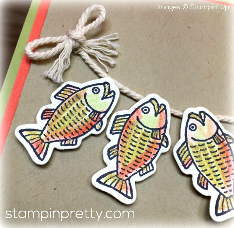 Stampin Up Bear Hugs Fish Masculine Card - Mary Fish - Shop for StampinUp