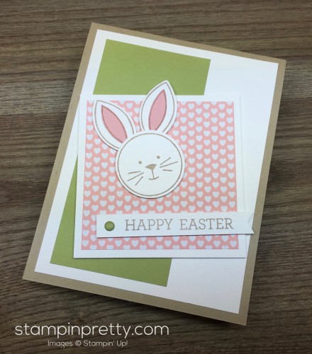 Stampin Up Easter Bunny Card Idea - Mary Fish StampinUp