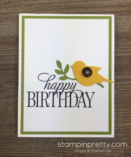 Stampin Up Happy Birthday Everyone Card By Mary Fish StampinUp