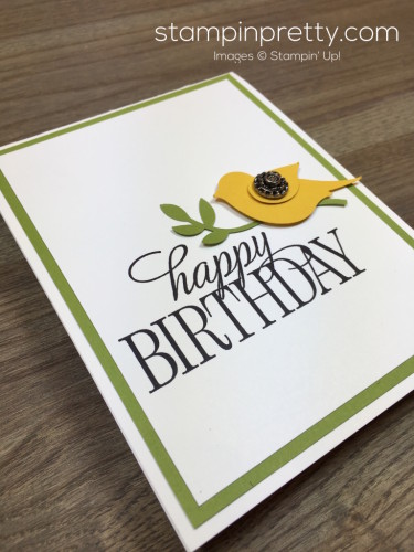 Stampin Up Happy Birthday Everyone Card Idea By Mary Fish StampinUp
