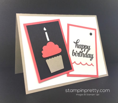 Stampin Up Cupcake Punch Birthday Card By Mary Fish StampinUp