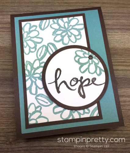 Stampin Up Watercolor Words Sympathy Card By Mary Fish StampinUp