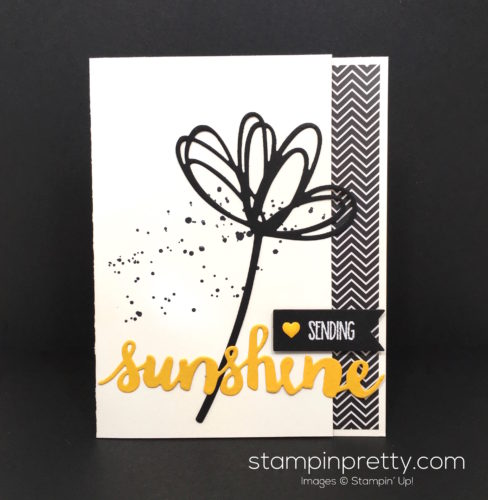 Stampin Up Sunshine Wishes & Sunshine Sayings Card - Mary Fish Stampin Pretty