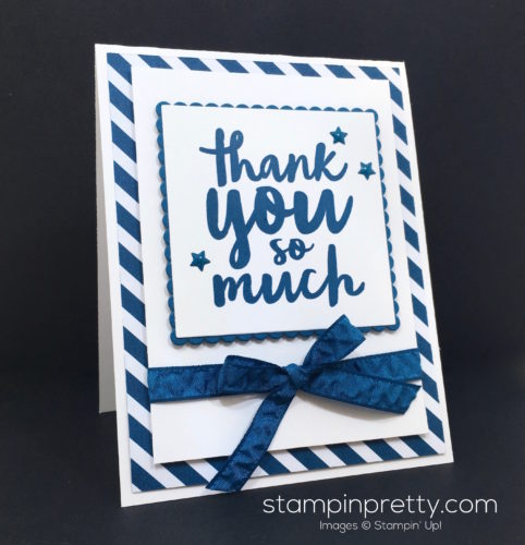 Stampin Up Thankful Thoughts Thank You Card Idea - Mary Fish StampinUp