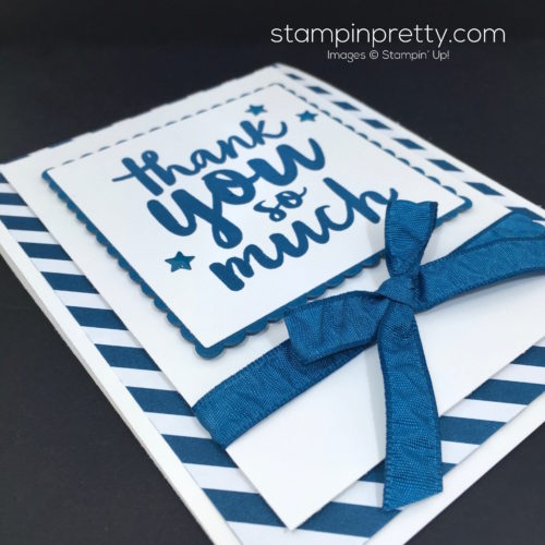 Stampin Up Thankful Thoughts Thank You Cards Idea - Mary Fish StampinUp