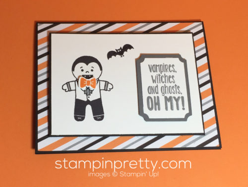 Stampin Up Cookie Cutter Builder Punch Cookie Cutter Halloween Fall card idea - Mary Fish Stampinup