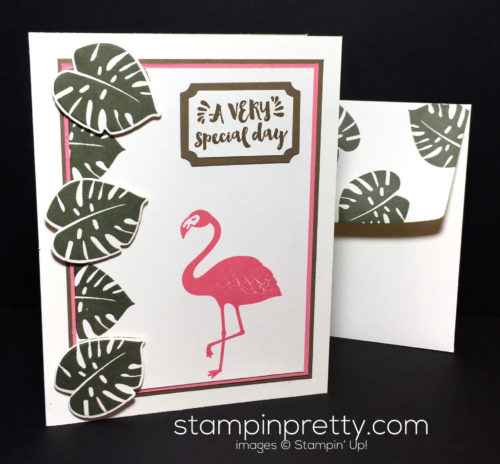 Stampin Up Pop of Paradise Inspired by Color Birthday card idea Mary Fish Stampin Up