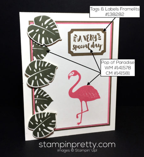 Stampin Up Pop of Paradise Inspired by Color Mary Fish Stampinup