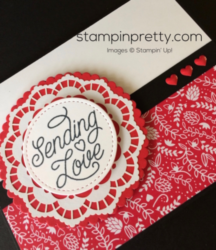 Stampin Up Designer Tin of Cards Valentine cards ideas - Mary Fish stampinup