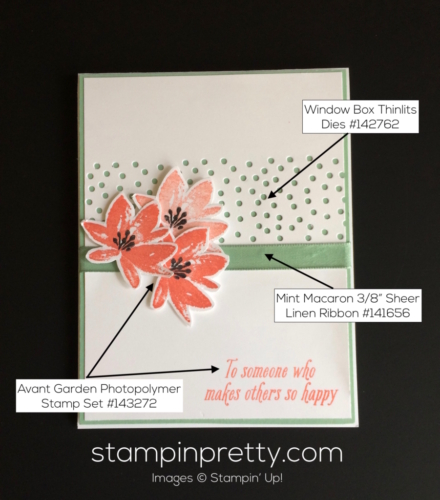 Stampin Up Avant Garden Thank You Cards Ideas - Mary Fish stampinup