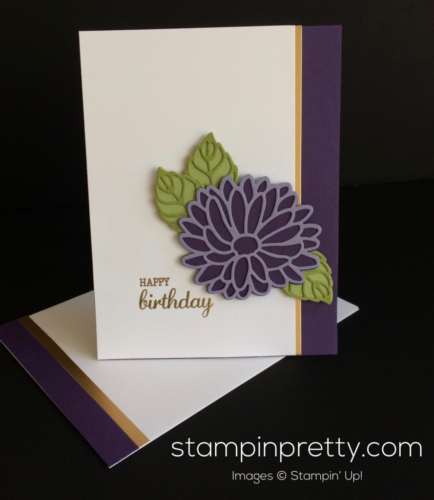 Stampin Up Stylish Stems Birthday Card - Mary Fish stampinup