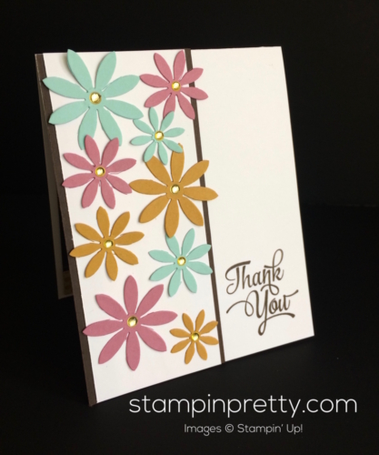 Stampin Up Succulents Thank You card idea - Mary Fish stampinup