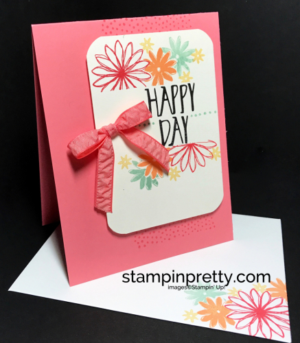 Stampin Up Perfectly Wrapped Birthday card idea Mary Fish Stampinup