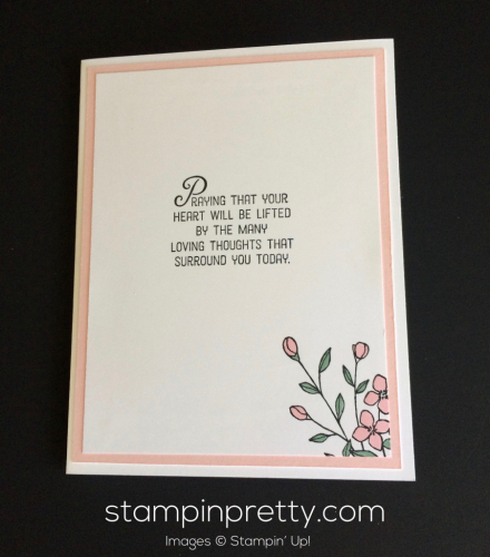 Stampin Up Touches of Texture Sympathy cards idea - Mary Fish stampinup