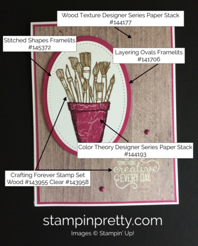 Stampin Up Crafting Forever Just Because Cards Idea - Mary Fish stampinup