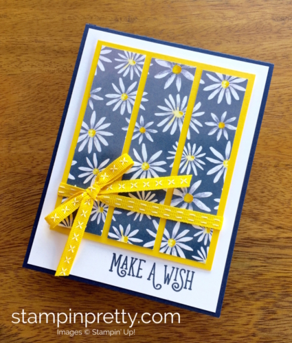 Stampin Up Delightful Daisy Happy Birthday Gorgeous Card Idea - Mary Fish StampinUp