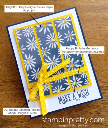 Stampin Up Delightful Daisy Happy Birthday Gorgeous Cards Ideas - Mary Fish StampinUp