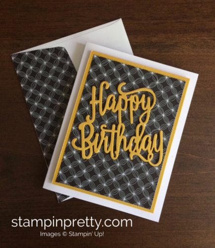 Stampin Up Happy Birthday Gorgeous Birthday Card Idea - Mary Fish stampinup