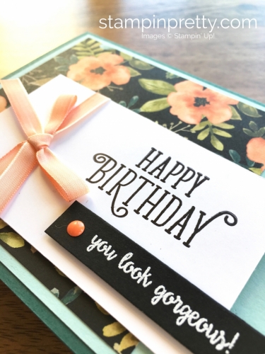 Stampin Up Happy Birthday Gorgeous Card Idea - Mary Fish StampinUp