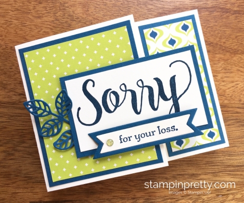 Stampin Up Sorry for Everything Sympathy Card Ideas - Mary Fish StampinUp