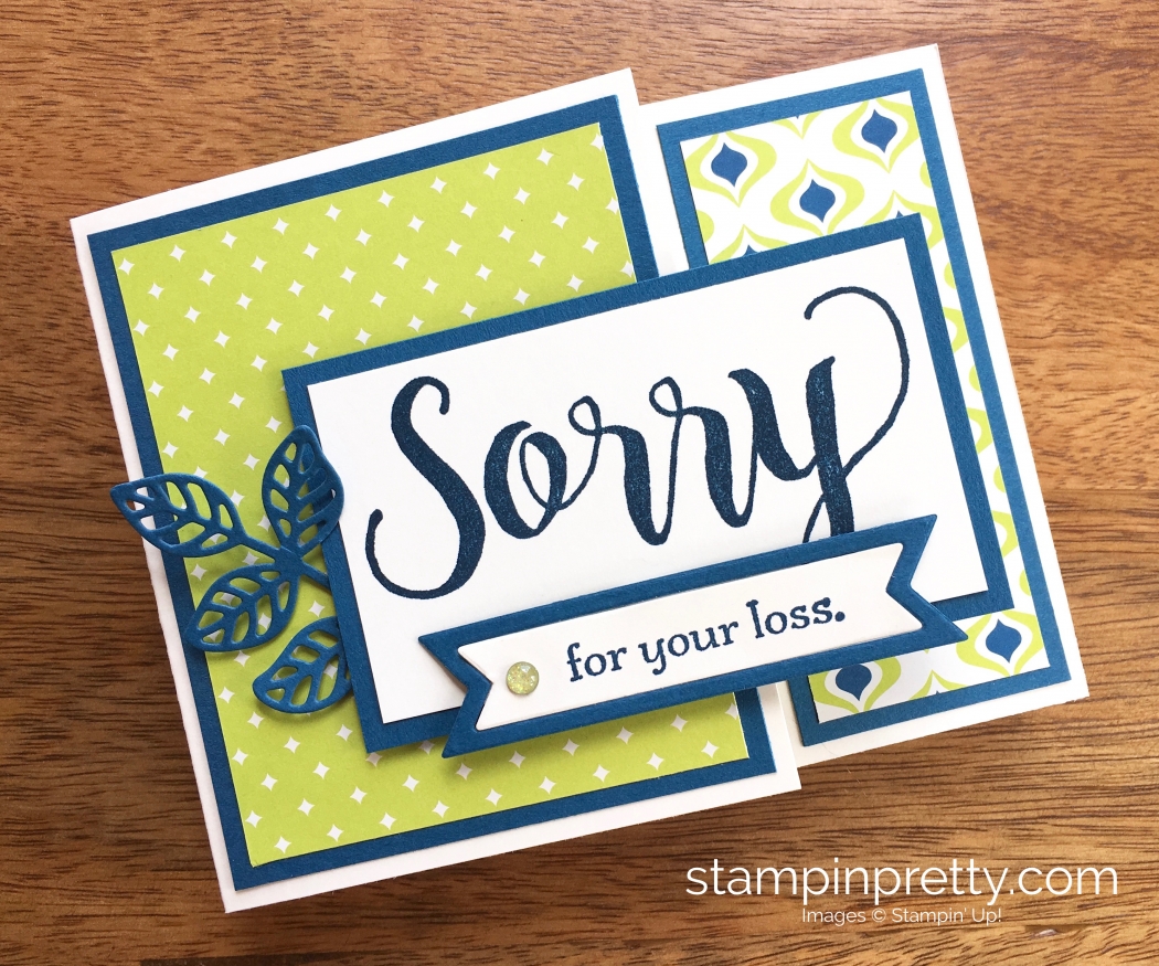 Sorry For Everything Sympathy Card Stampin Pretty