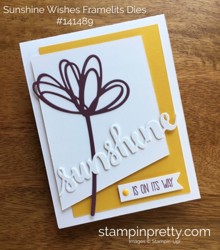 Stampin Up Sunshine Wishes Sympathy Cheer Up Card Idea - Mary Fish StampinUp