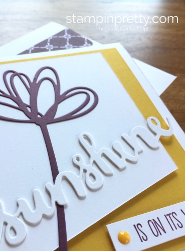 Stampin Up Sunshine Wishes Sympathy Cheer Up Cards Idea - Mary Fish StampinUp
