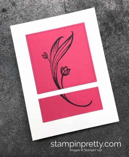 Learn how to create this simple thank you card using Stampin' Up! Lovely Wishes - Mary Fish StampinUp