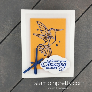 Learn How to Create an embossed image on a handmade card using the Humming Along Stamp Set by Stampin' Up! Mary Fish, Stampin' Pretty(1)