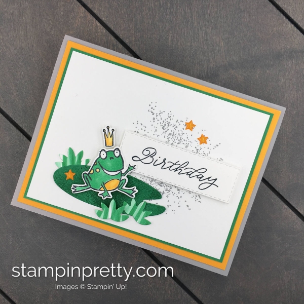 Learn How to Create this birthday card using the So Hoppy Together Sale-A-Braiton Stamp Set by Stampin' Up! Created by Mary Fish, Stampin' Pretty