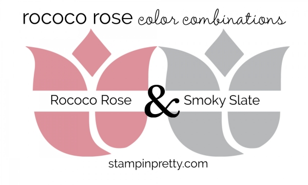 Rococo Rose & Smoky SlateColored Tulips