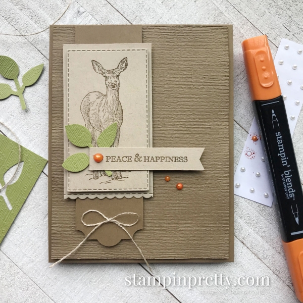 Create this card using the Nature's Beauty Making A Difference Stamp Set by Stampin' Up! Created by Mary Fish, Stampin' Pretty #maryfish #stampinpretty