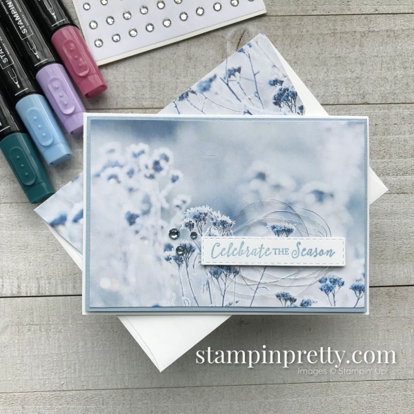 Feels Like Frost 6 x 6 Specialty DSP From Stampin' Up! Holiday Note Cards by Mary Fish, Stampin' Pretty