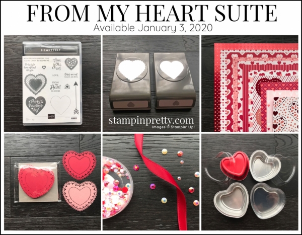 From My Heart Suite by Stampin' Up! Available January 3, 2020 Mini Catalog