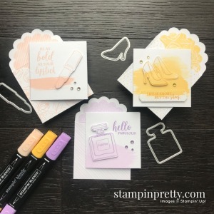 Best Dressed Note Cards & Envelopes from Stampin' Up! Trio of Cards by Mary Fish, Stampin' Pretty!