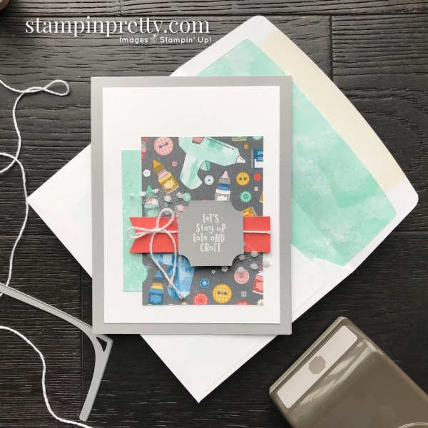 Follow Your Art Designer Series Paper from Stampin' Up! Free with $50 Purchase Card by Mary Fish, Stampin' Pretty