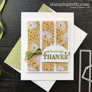 Ornate Garden Suite Sneak Peek! Stampin' Pretty Sketchbook #sps006 Thank You Card by Mary Fish, Stampin' Pretty