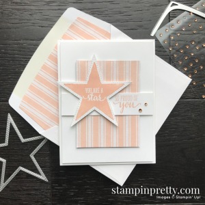 Create this card using the Morning Star Stamp Set by Stampin' Up! Card by Mary Fish, Stampin' Pretty Free Tutorial