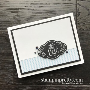 Create this handmade card using the Label Me Pretty Stamp Set by Stampin' Up! Card by Mary Fish, Stampin' Pretty