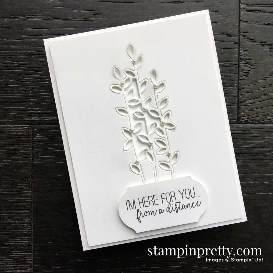 Share Sunshine PDF COVID 19 Relief by Stampin' UP! Card created by Mary Fish, Stampin' Pretty