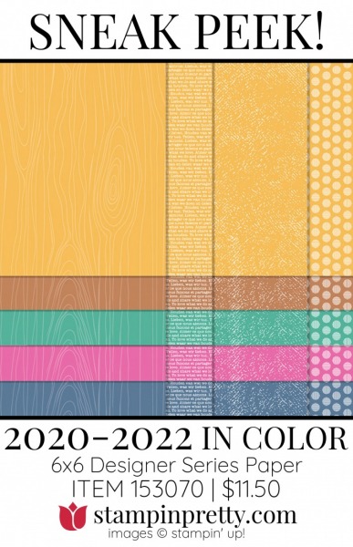 2020-2022 In Color 6x6 DSP by Stampin' UP! 153070