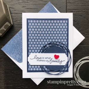 Create this card using the Lovely You Bundle from Stampin' Up! Card created by Mary Fish, Stampin' Pretty