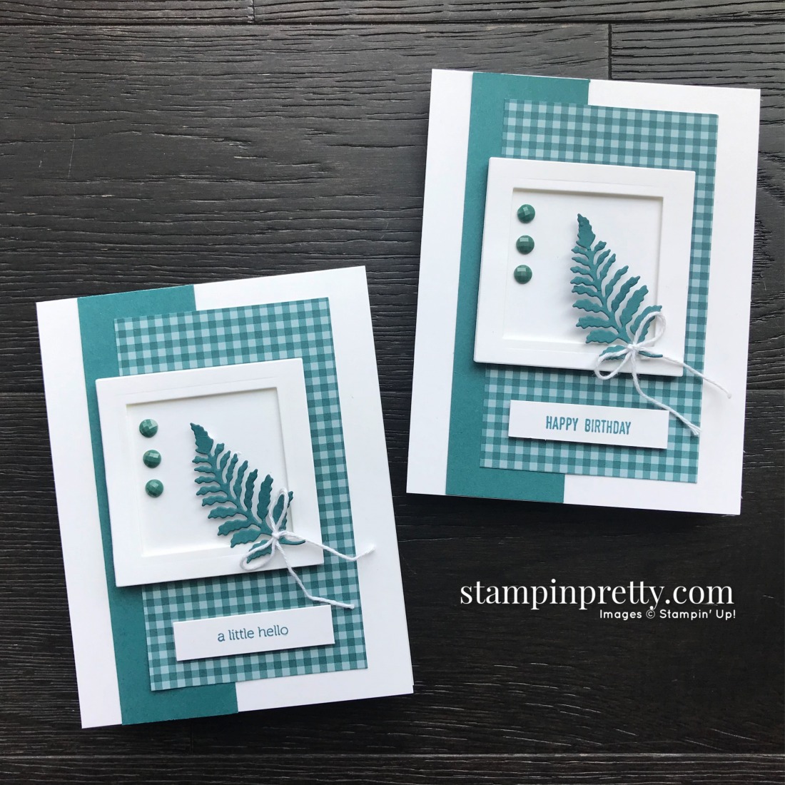 Pretty Peacock In Color by Stampin' Up! Card by Mary Fish, Stampin' Pretty. Retiring Products