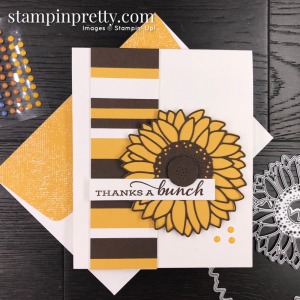 SNEAK PEEK! Celebrate Sunflowers Bundle from Stampin' Up! Card by Mary Fish, Stampin' Pretty
