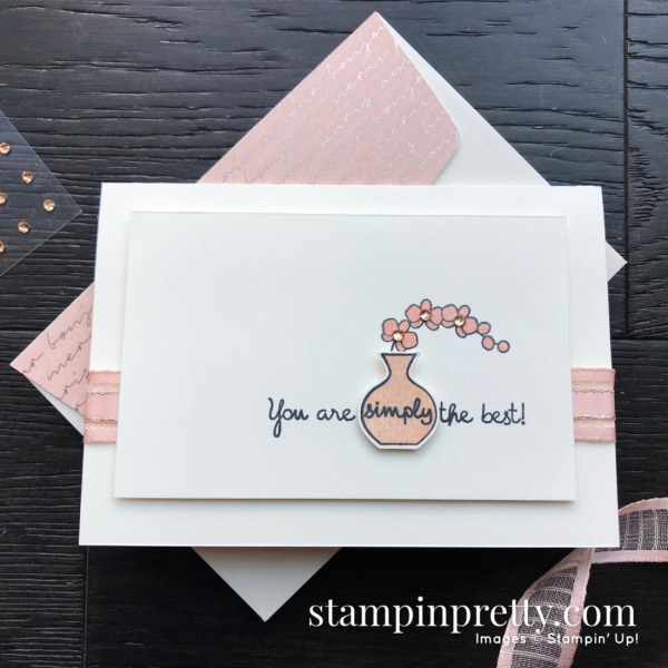 Varied Vases Stamp Set by Stampin' Up! Notecard by Mary Fish, Stampin' Pretty