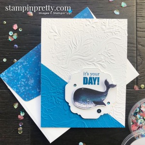 Whale of A Time Suite Collection by Stampin' Up! Card by Mary Fish, Stampin' Pretty_