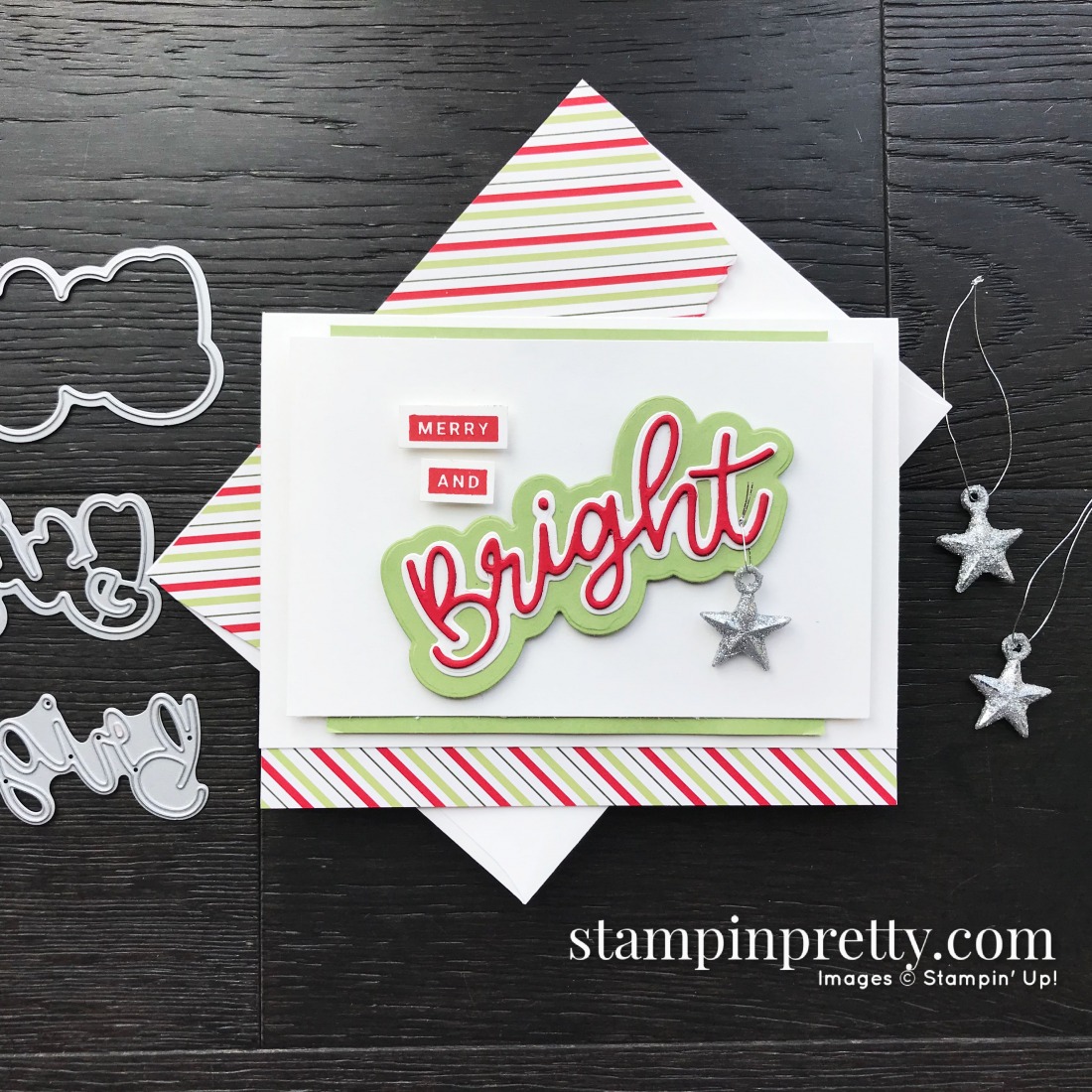 Create this card using the Peace and Joy Bundle from Stampin' Up! Card created by Stampin' Pretty, Mary Fish