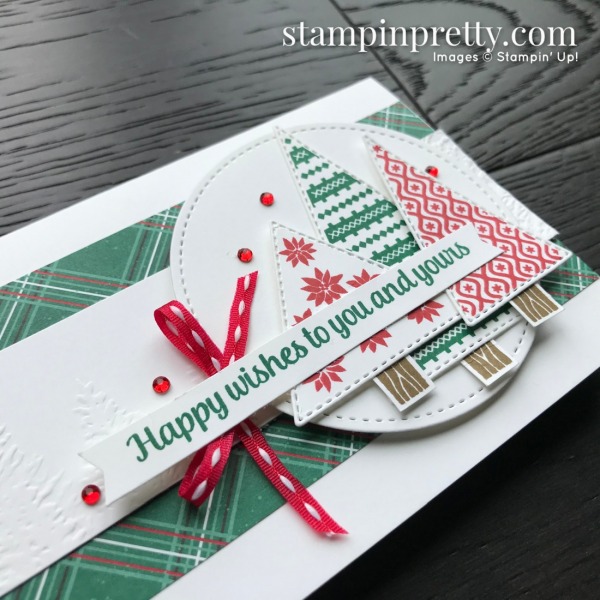 Create this card using the Tree Angle Stamp Set from Stampin' Up! Notecard by Mary Fish, Stampin' Pretty