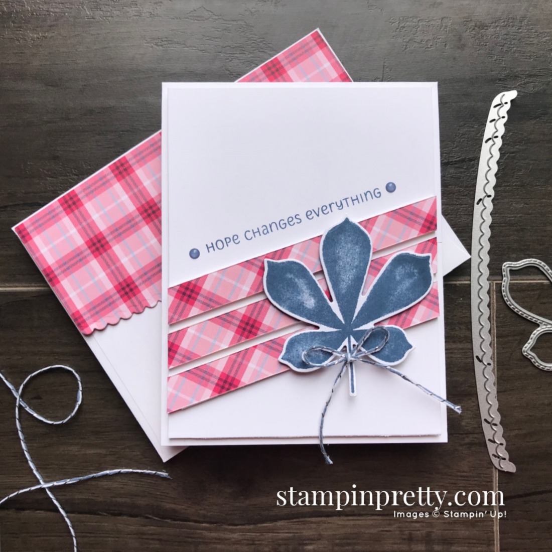 Love of Leaves Bundle from Stampin' Up! Card created by Mary Fish, Stampin' Pretty