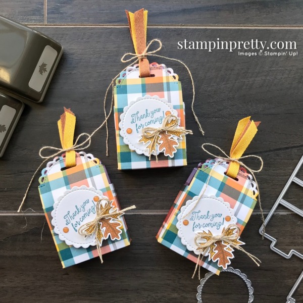 Create these Thanksgiving Favors using the Little Treats Bundle by Stampin' Up! Created by Mary Fish, Stampin' Pretty